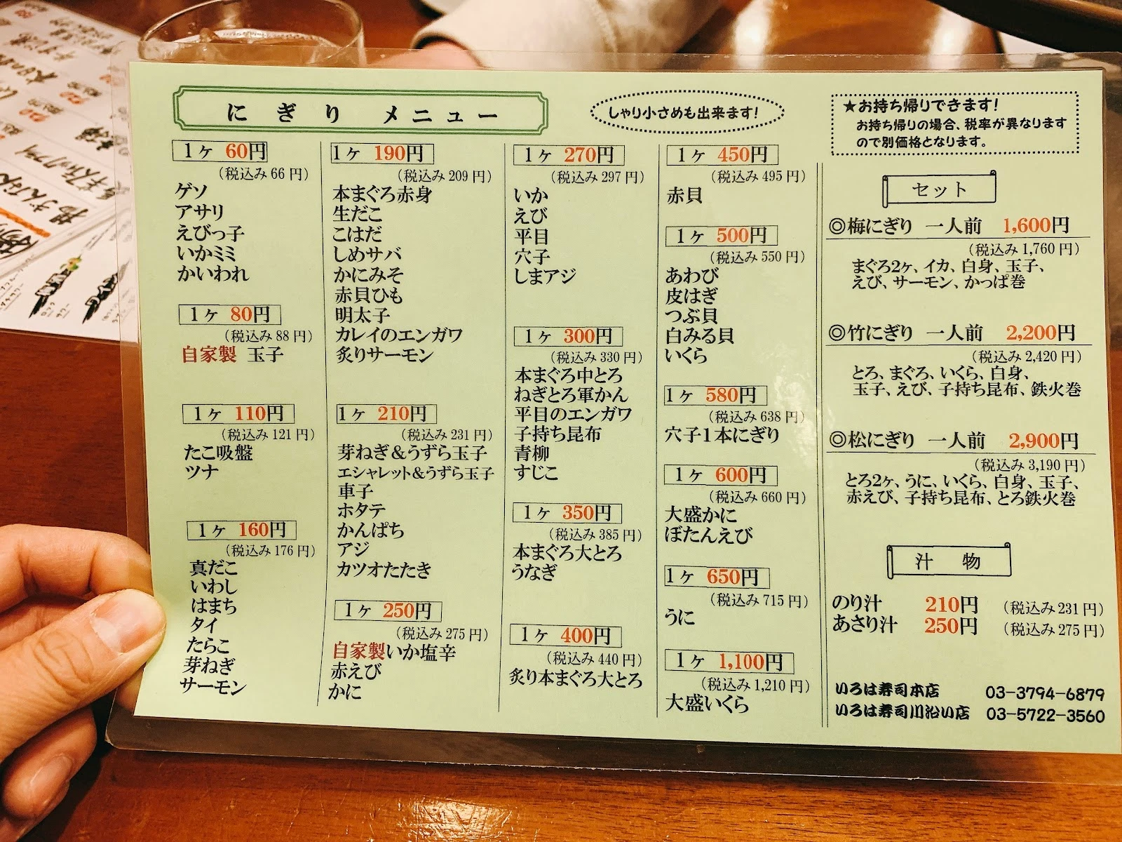 いろは寿司 中目黒目黒川沿い店 メニュー写真 5